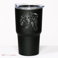 Grim Reaper Skull Death Scythe Dead Gothic Horror Tumbler thumb 0