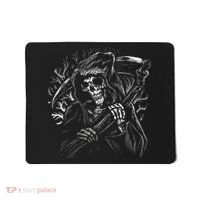 Grim Reaper Skull Death Scythe Dead Gothic Horror Mousepad thumb 0