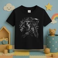 Grim Reaper Skull Death Scythe Dead Gothic Horror Toddler T-Shirt thumb 3