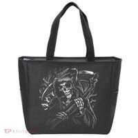 Grim Reaper Skull Death Scythe Dead Gothic Horror Tote Bag thumb 0