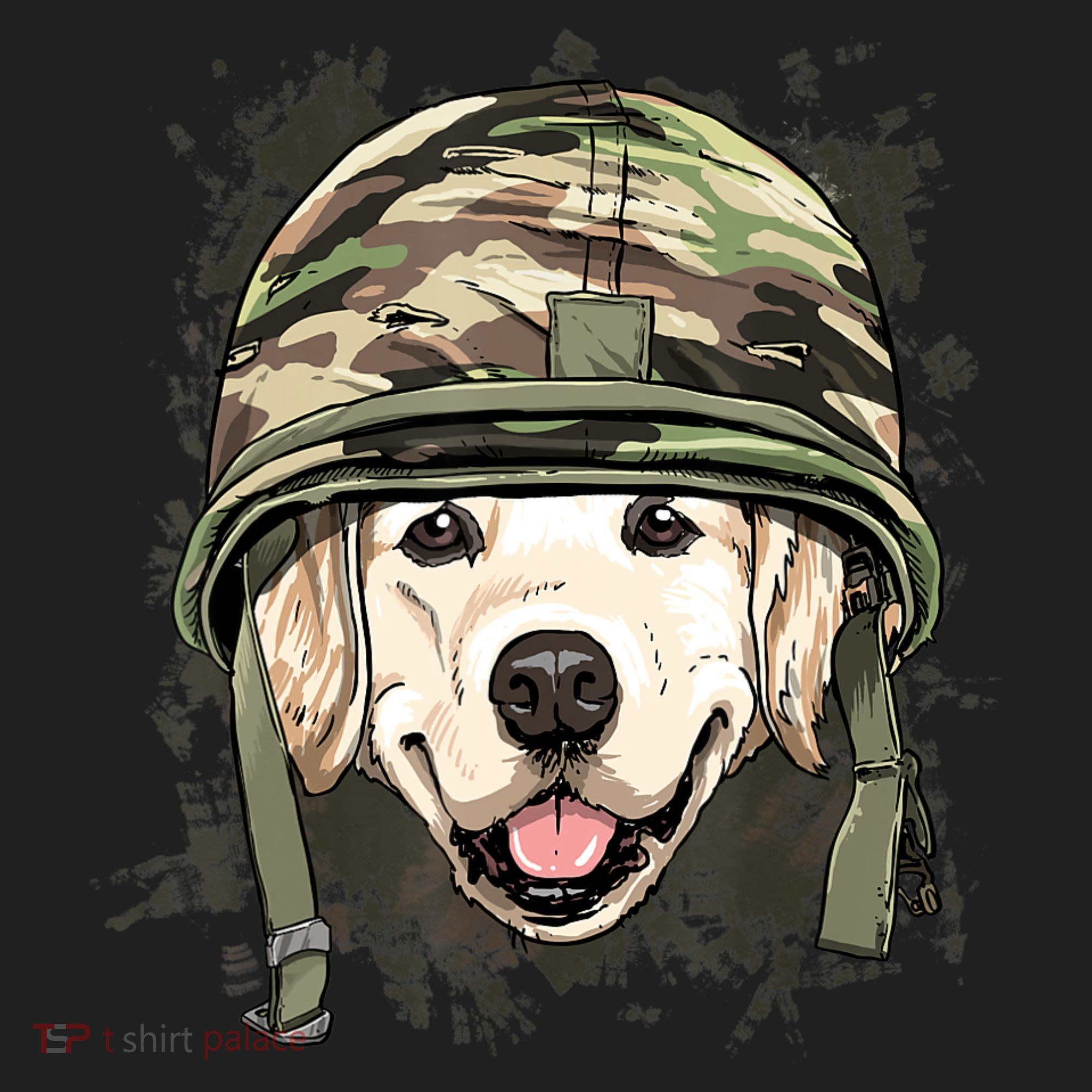 Golden Retriever Soldier Veteran Funny Dog Army Women's Sweatshirt