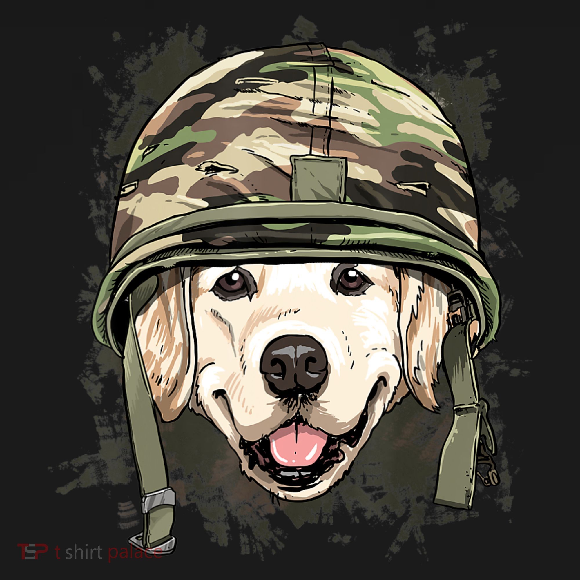 Golden Retriever Soldier Veteran Funny Dog Army Sweatshirt