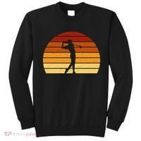 Golf Retro Sunset Golfing Sweatshirt thumb 0