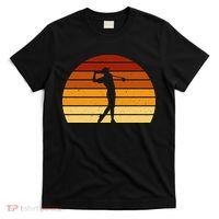 Golf Retro Sunset Golfing T-Shirt thumb 0