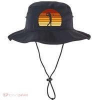 Golf Retro Sunset Golfing Bucket Hat thumb 0
