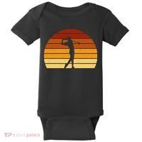 Golf Retro Sunset Golfing Baby Bodysuit thumb 0
