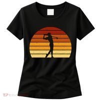 Golf Retro Sunset Golfing Women's T-Shirt thumb 0
