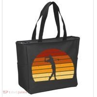 Golf Retro Sunset Golfing Tote Bag thumb 2