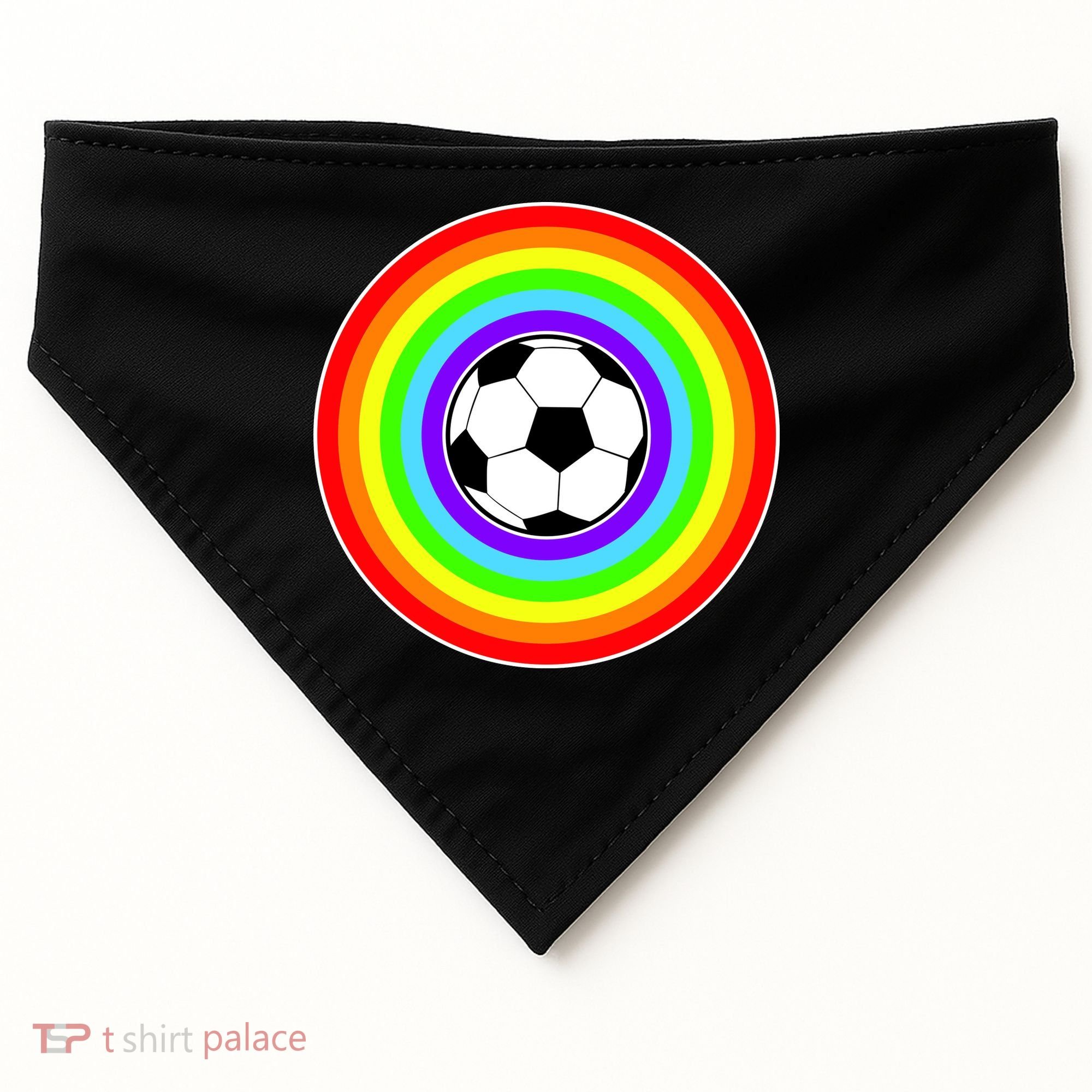 Grant Rainbow Soccer Ball Wahl World Tribute USA-Made Doggie Bandana