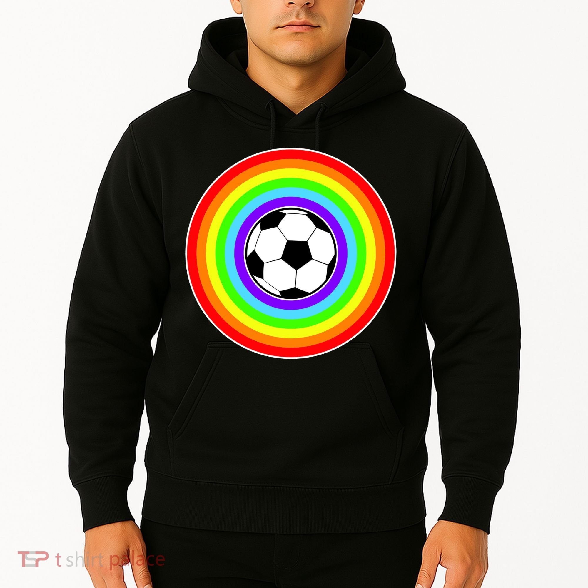 Grant Rainbow Soccer Ball Wahl World Tribute Hoodie