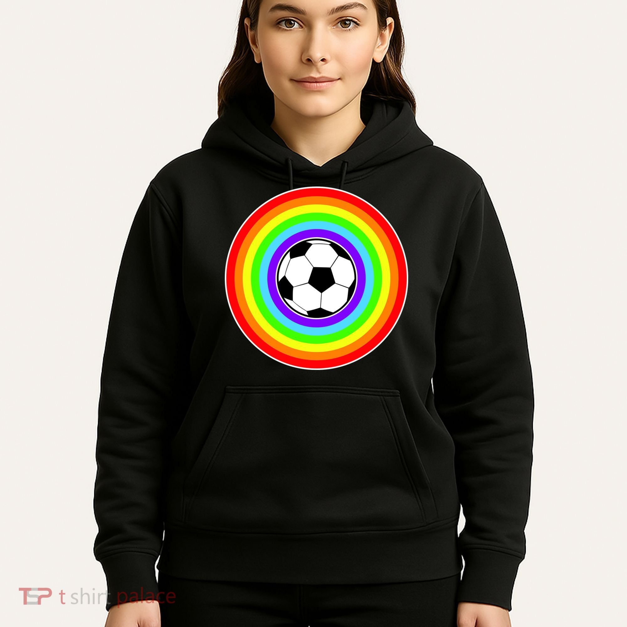 Grant Rainbow Soccer Ball Wahl World Tribute Hoodie