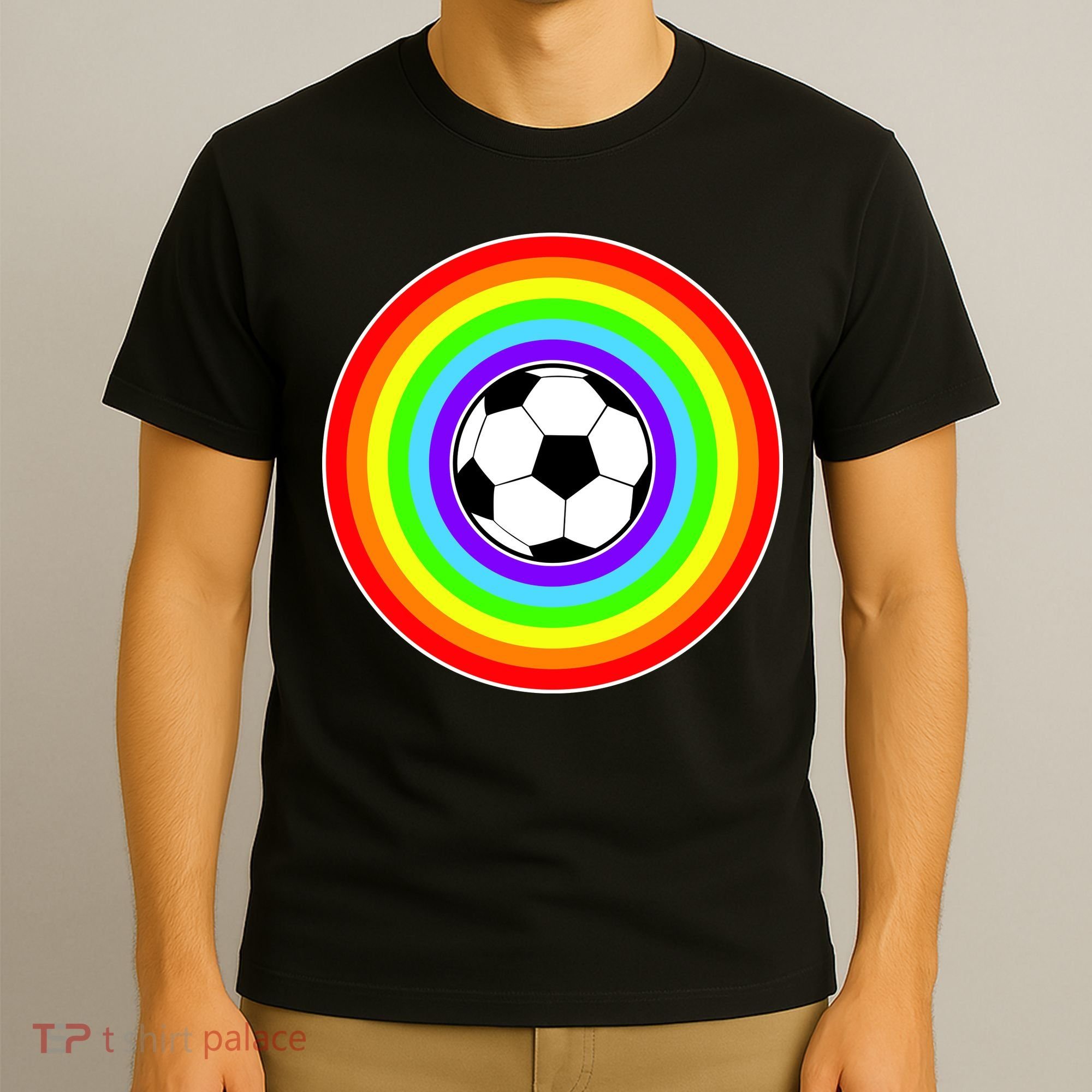 Grant Rainbow Soccer Ball Wahl World Tribute T-Shirt