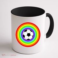 Grant Rainbow Soccer Ball Wahl World Tribute Coffee Mug thumb 1