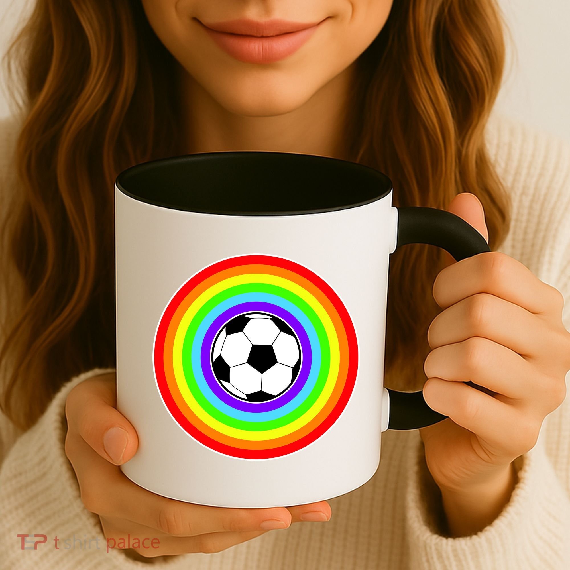 Grant Rainbow Soccer Ball Wahl World Tribute Coffee Mug