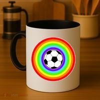 Grant Rainbow Soccer Ball Wahl World Tribute Coffee Mug thumb 4
