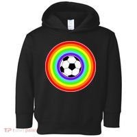Grant Rainbow Soccer Ball Wahl World Tribute Toddler Hoodie thumb 0