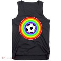 Grant Rainbow Soccer Ball Wahl World Tribute Tank Top thumb 0