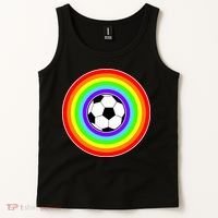 Grant Rainbow Soccer Ball Wahl World Tribute Tank Top thumb 2