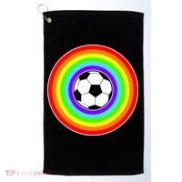 Grant Rainbow Soccer Ball Wahl World Tribute Golf Towel thumb 0