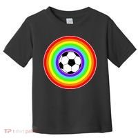 Grant Rainbow Soccer Ball Wahl World Tribute Toddler T-Shirt thumb 0