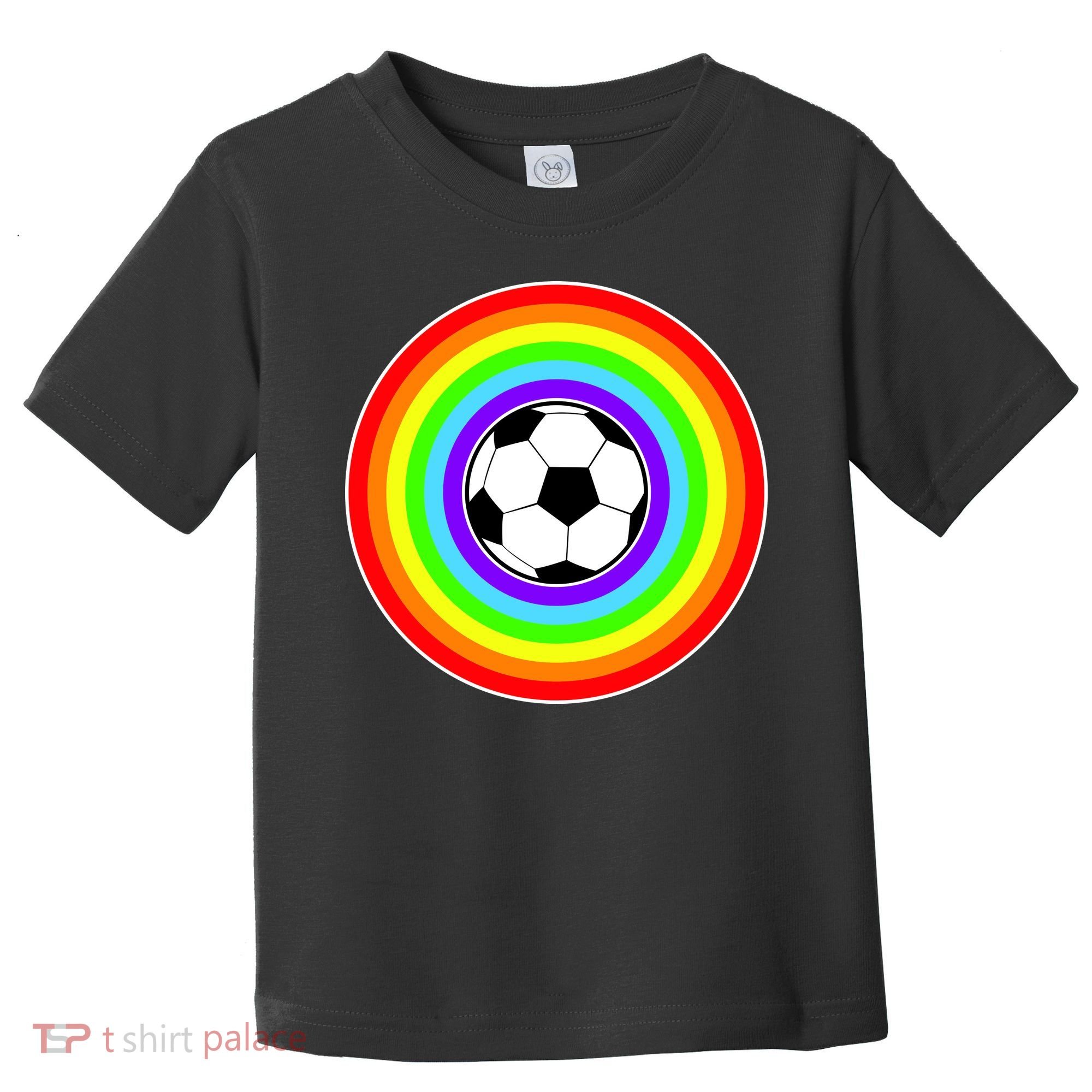 Grant Rainbow Soccer Ball Wahl World Tribute Toddler T-Shirt