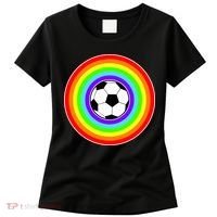 Grant Rainbow Soccer Ball Wahl World Tribute Women's T-Shirt thumb 0