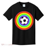 Grant Rainbow Soccer Ball Wahl World Tribute Kids T-Shirt thumb 0