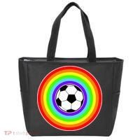 Grant Rainbow Soccer Ball Wahl World Tribute Tote Bag thumb 0