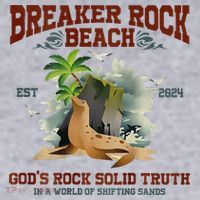 GodS Rock Solid Retro Breaker Rock Beach Vbs 2024 Women's Sweatshirt thumb 2