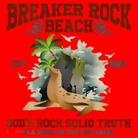 GodS Rock Solid Retro Breaker Rock Beach Vbs 2024 Santa Hat thumb 1