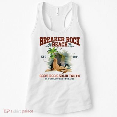 GodS Rock Solid Retro Breaker Rock Beach Vbs 2024 Women's Tank Top