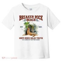 GodS Rock Solid Retro Breaker Rock Beach Vbs 2024 Toddler T-Shirt thumb 0