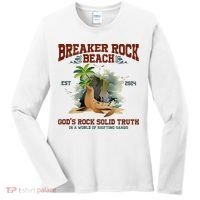 GodS Rock Solid Retro Breaker Rock Beach Vbs 2024 Women's Long Sleeve Shirt thumb 0