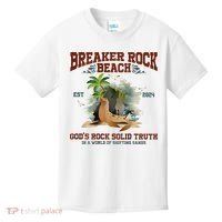 GodS Rock Solid Retro Breaker Rock Beach Vbs 2024 Kids T-Shirt thumb 0