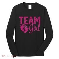 Gender Reveal Team Girl Pink Long Sleeve Shirt thumb 0