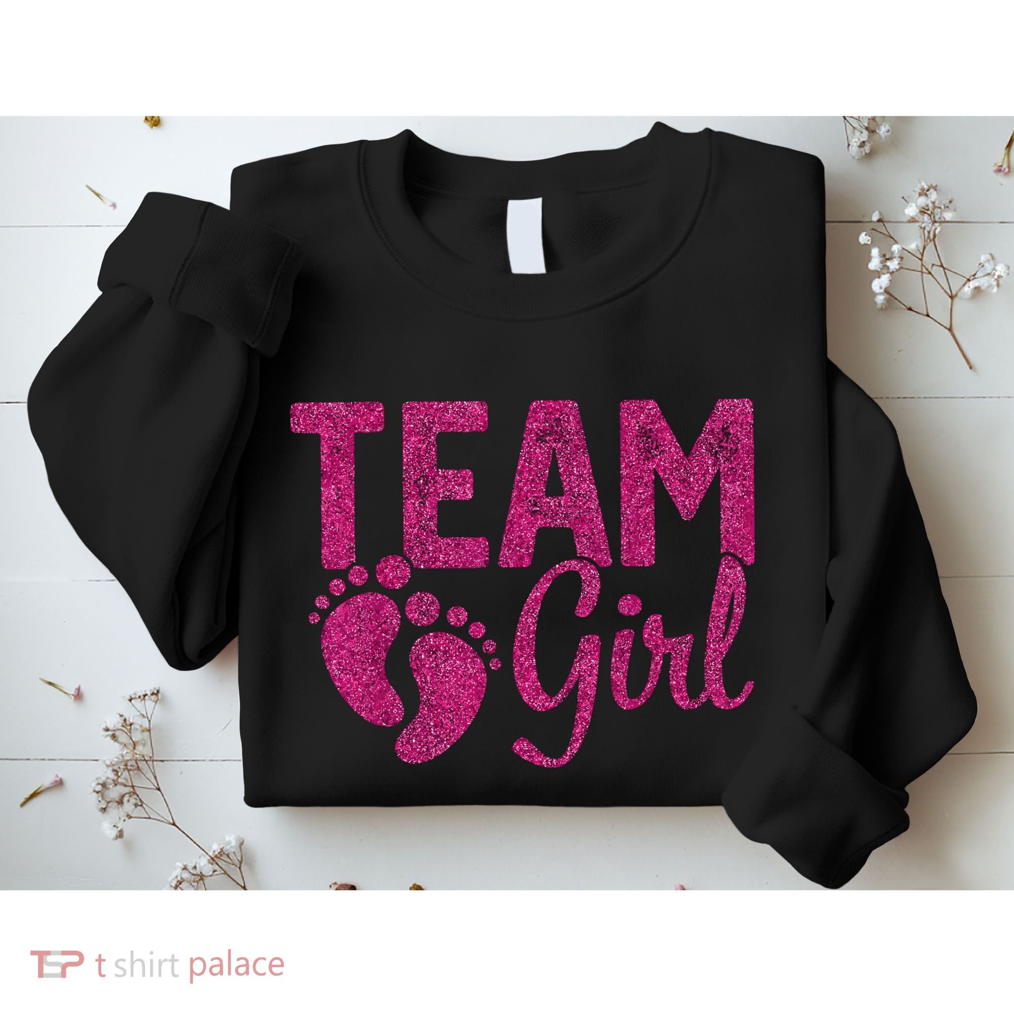Gender Reveal Team Girl Pink Sweatshirt