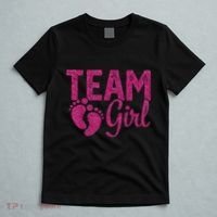 Gender Reveal Team Girl Pink T-Shirt thumb 5