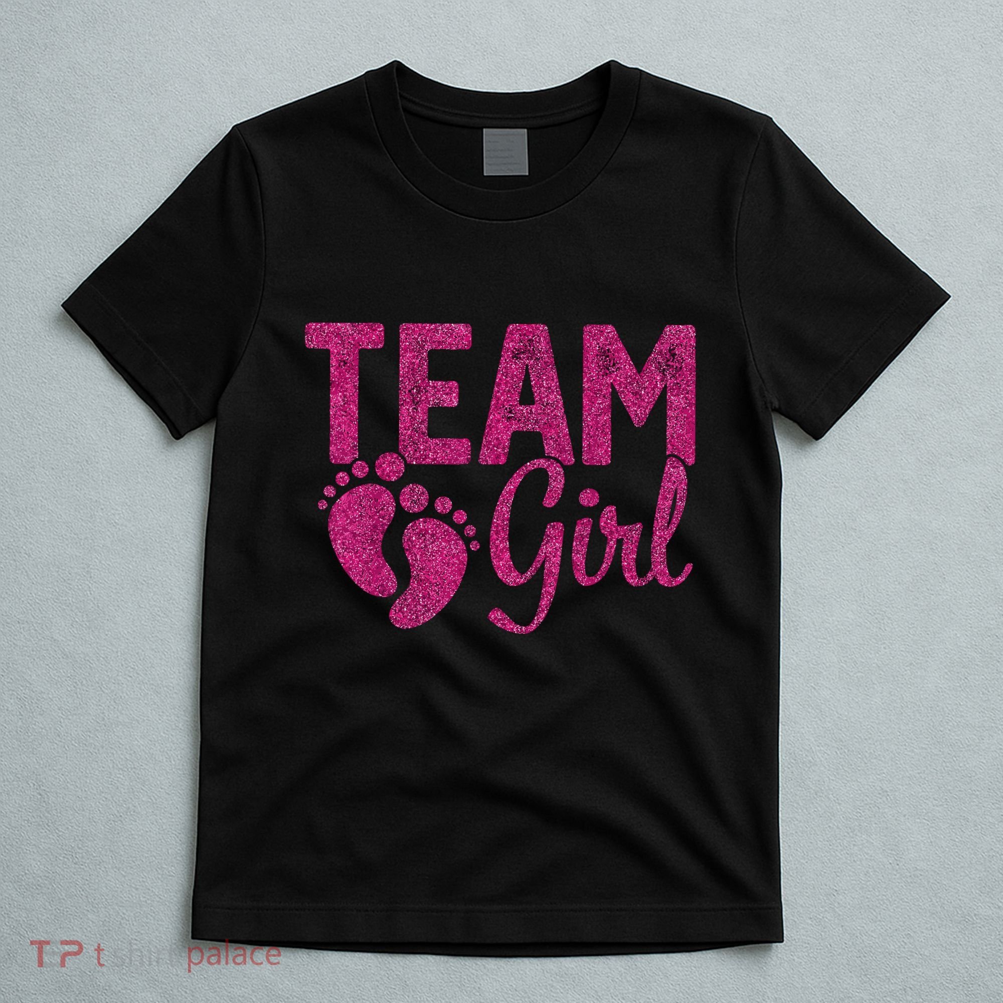 Gender Reveal Team Girl Pink T-Shirt
