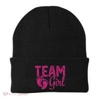 Gender Reveal Team Girl Pink Beanie thumb 0