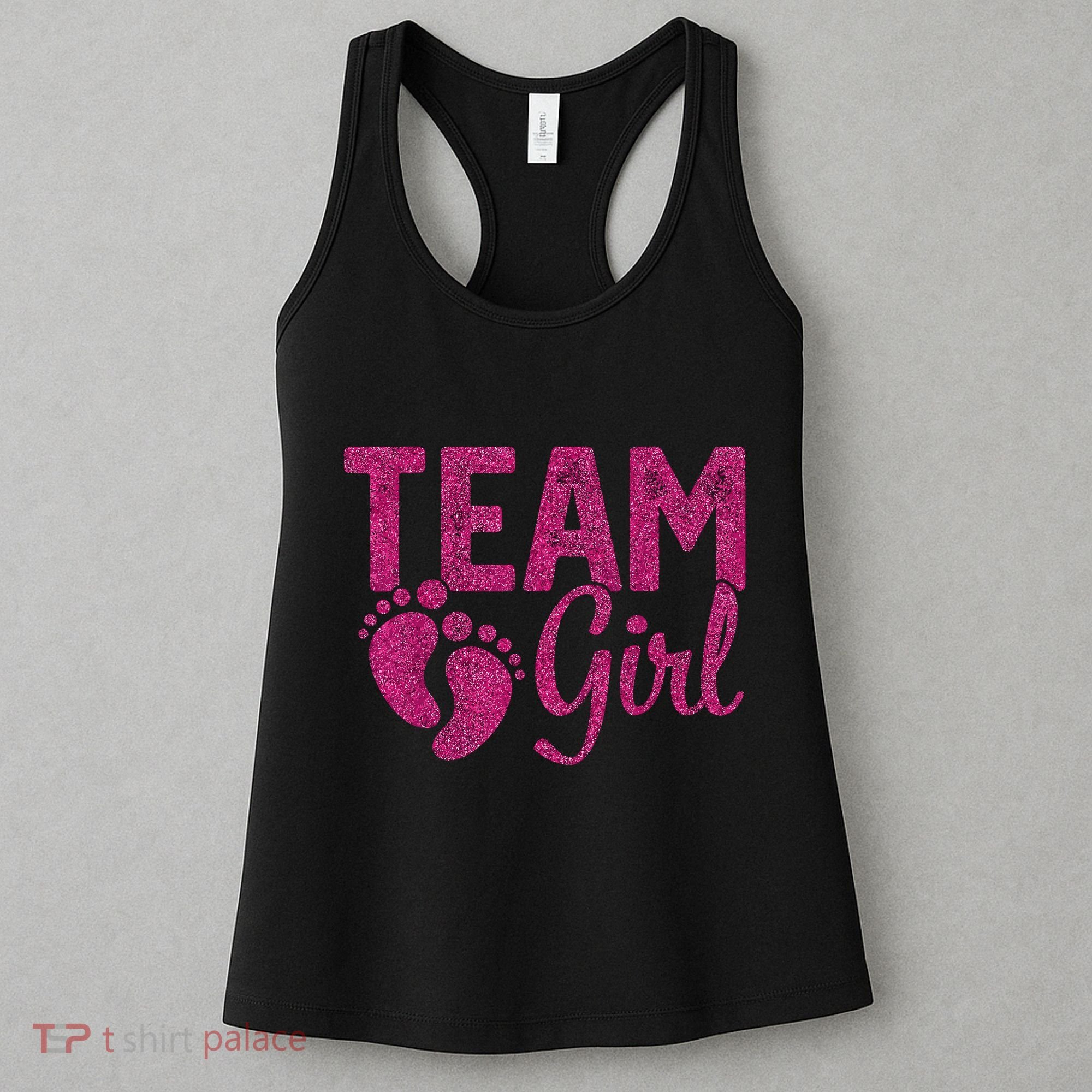 Gender Reveal Team Girl Pink Women's Tank Top