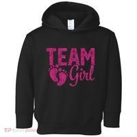 Gender Reveal Team Girl Pink Toddler Hoodie thumb 0