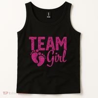 Gender Reveal Team Girl Pink Tank Top thumb 2