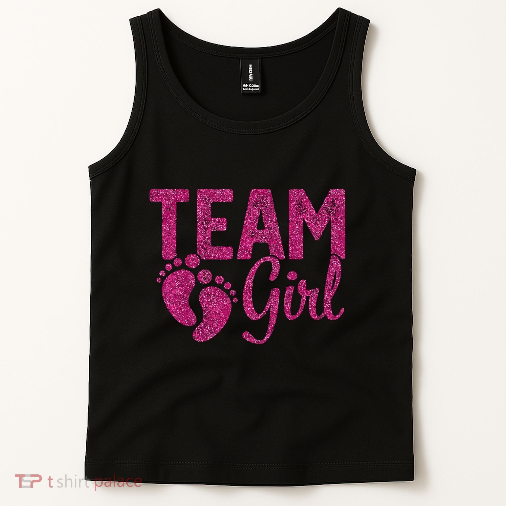 Gender Reveal Team Girl Pink Tank Top