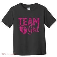 Gender Reveal Team Girl Pink Toddler T-Shirt thumb 0