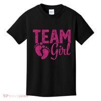 Gender Reveal Team Girl Pink Kids T-Shirt thumb 0