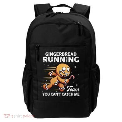 Gingerbread Running Team Christmas Cookie Funny Baking Backpack