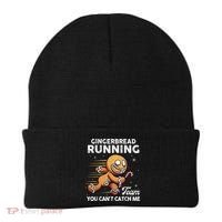 Gingerbread Running Team Christmas Cookie Funny Baking Beanie thumb 0