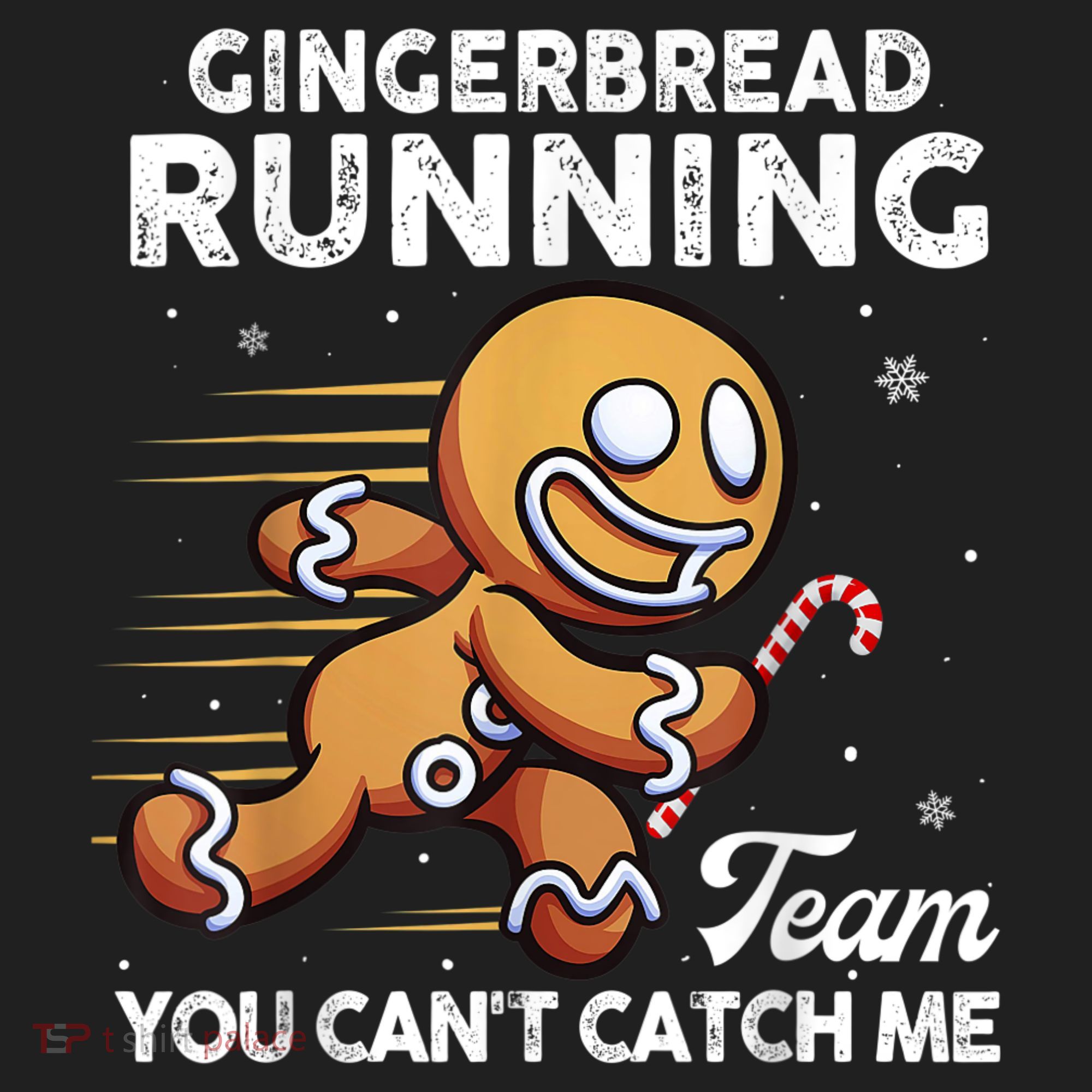 Gingerbread Running Team Christmas Cookie Funny Baking Beanie