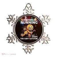 Gingerbread Running Team Christmas Cookie Funny Baking Ornament thumb 0