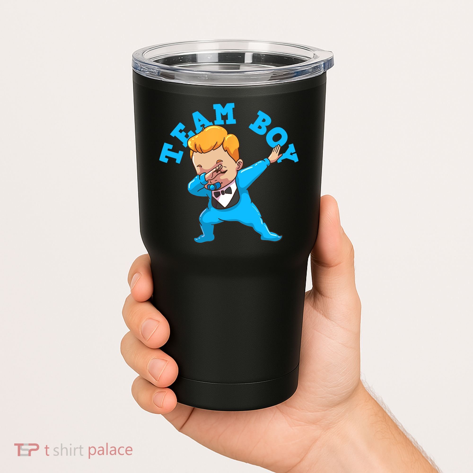 Gender Reveal Team Boy Tumbler
